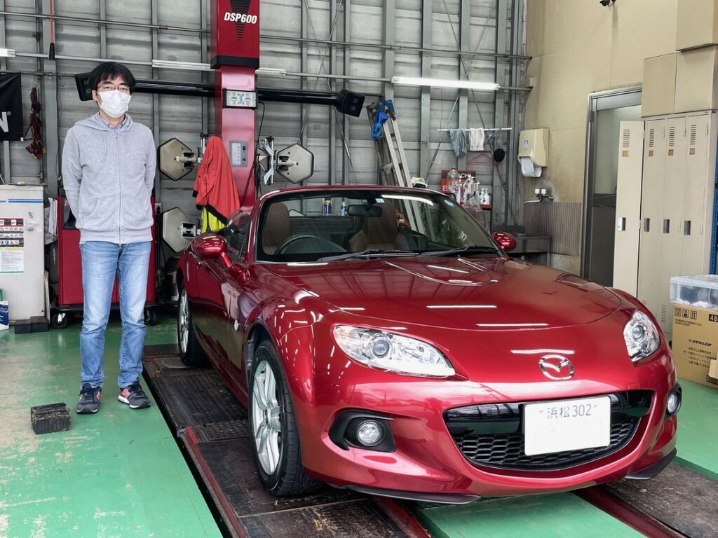 MAZDA ロードスター NC3 6MT ジールレッドマイカご納車 静岡!