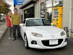 MAZDA ロードスター NC3 6MT クリスタルホワイトパール6MTご納車！