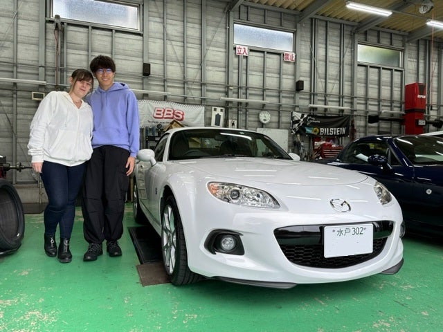 MAZDA ロードスター NC3 6MT クリスタルホワイトパールご納車IN茨城神栖！